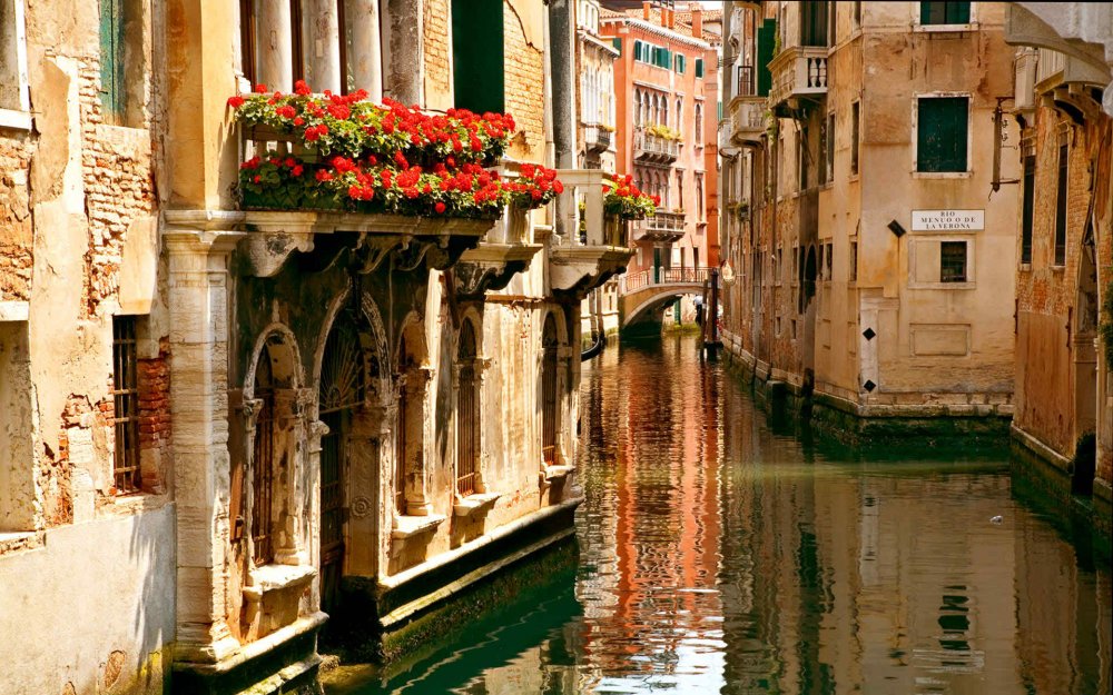 Венеция Италия архитектура улочки