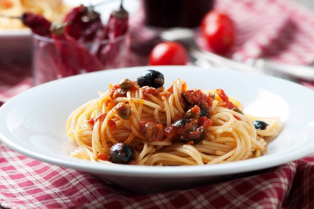 Итальянская кухня спагетти паста