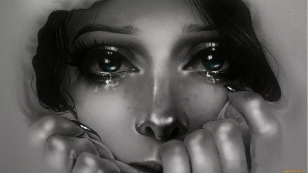 Плачущая девушка