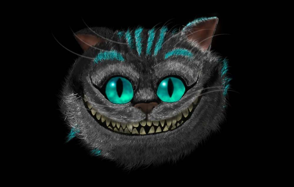 Чеширский кот из Алисы улыбка