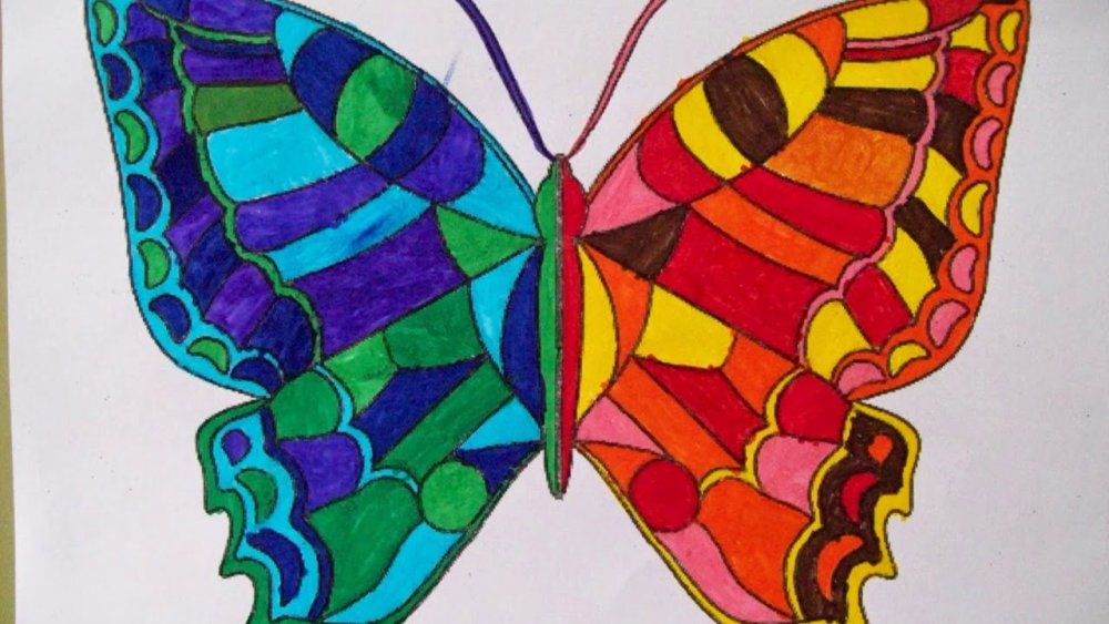 Цветоведение бабочка