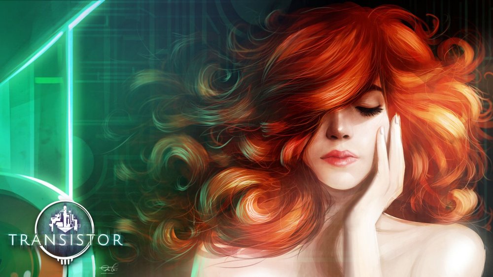 Девушка с рыжими волосами обои