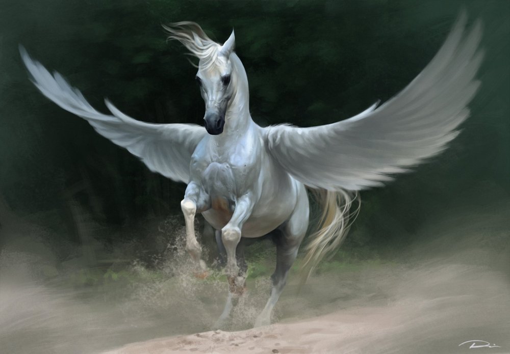 Крылатый конь Гарри Поттер