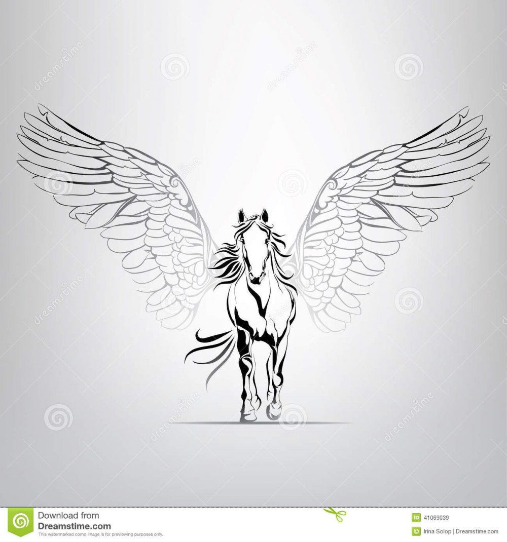 Единорог с крыльями