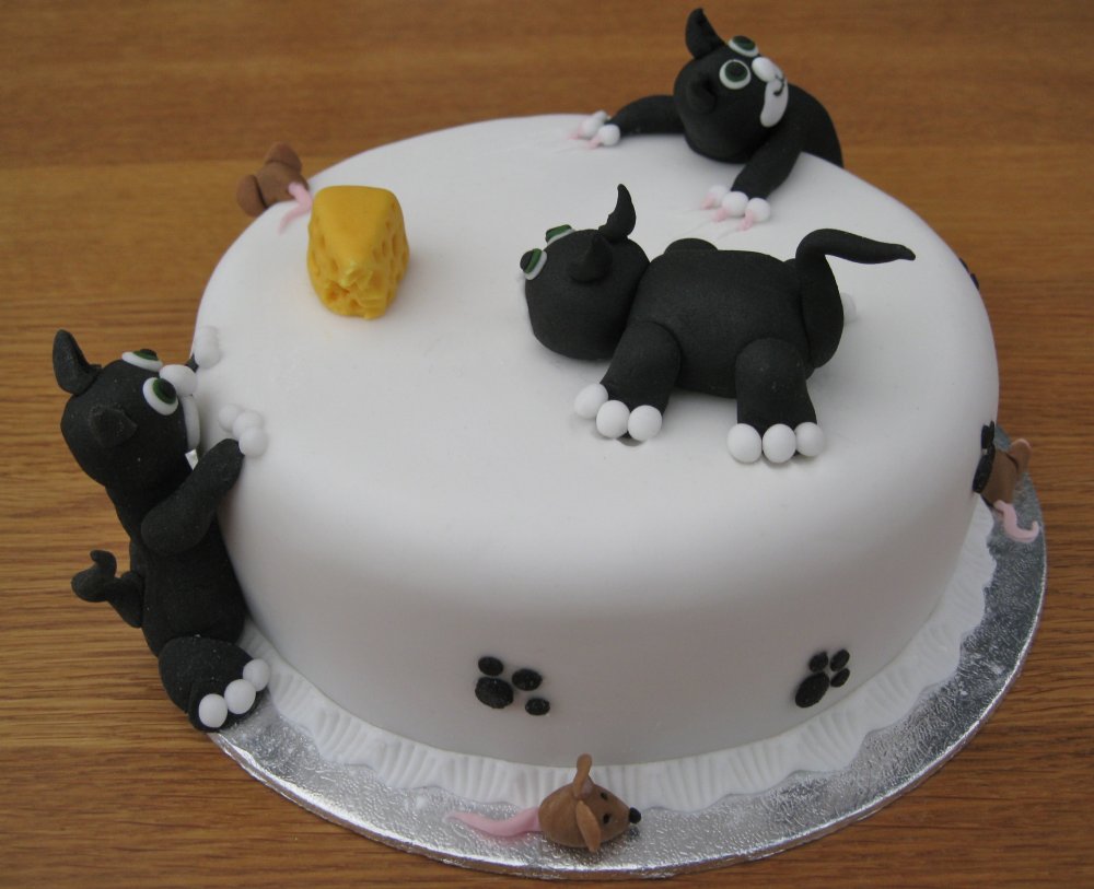 Торт для любителя кошек