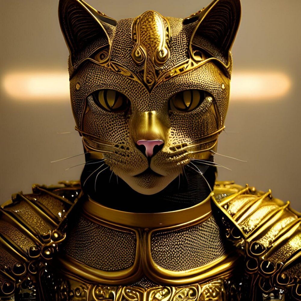 Кот рыцарь