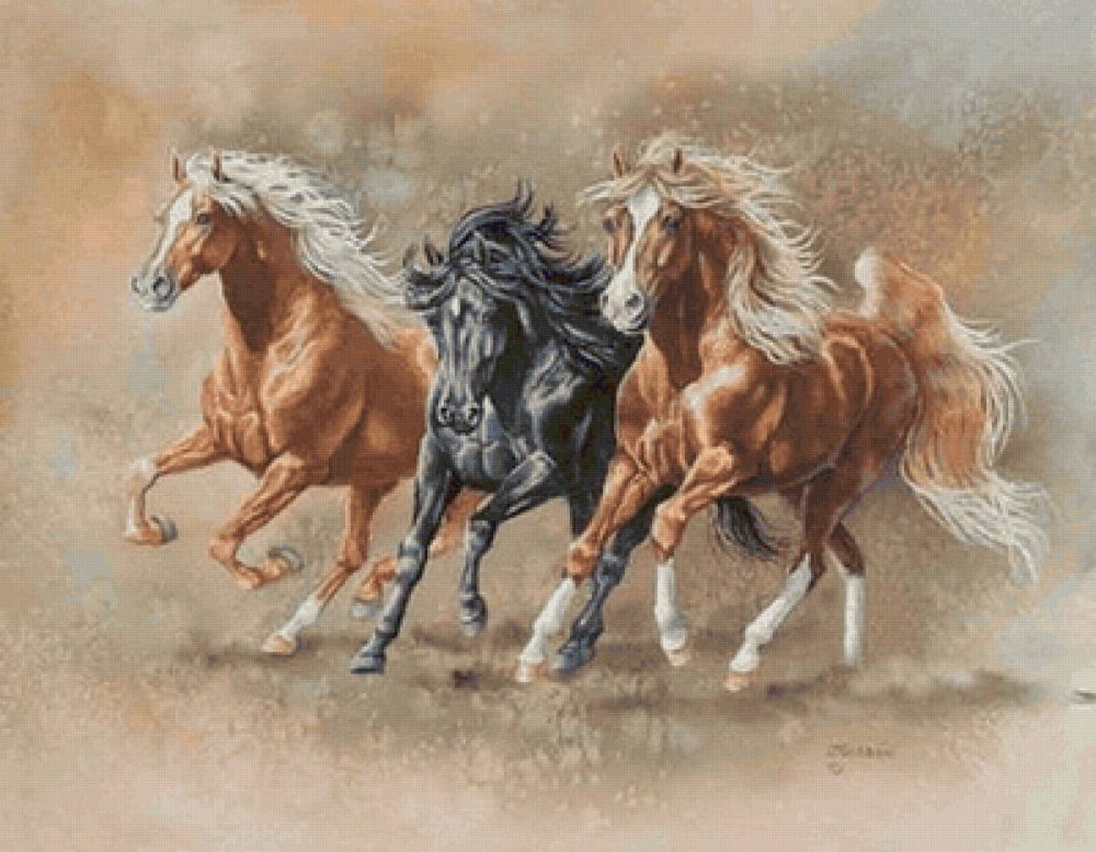 Джуди Гибсон художник картины лошади