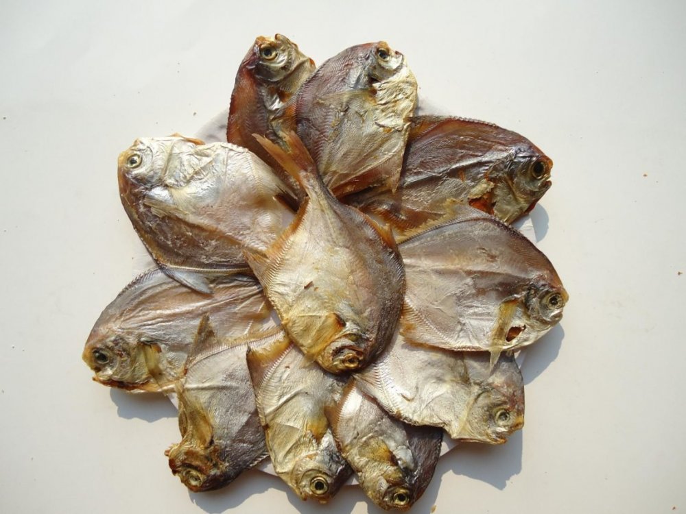 Сушеная рыба желтый полосатик
