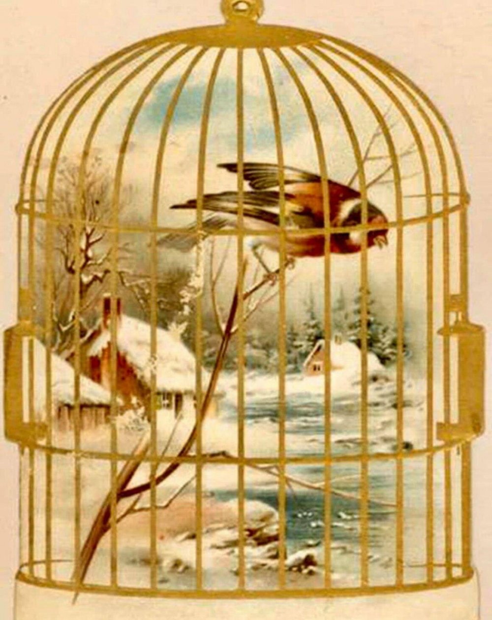 «Птица в клетке» Картье