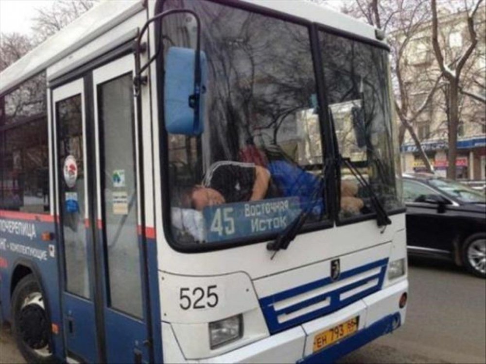 Смешные автобусы России