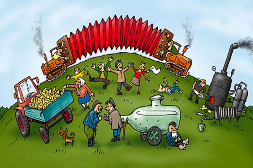 Карикатуры про сельское хозяйство