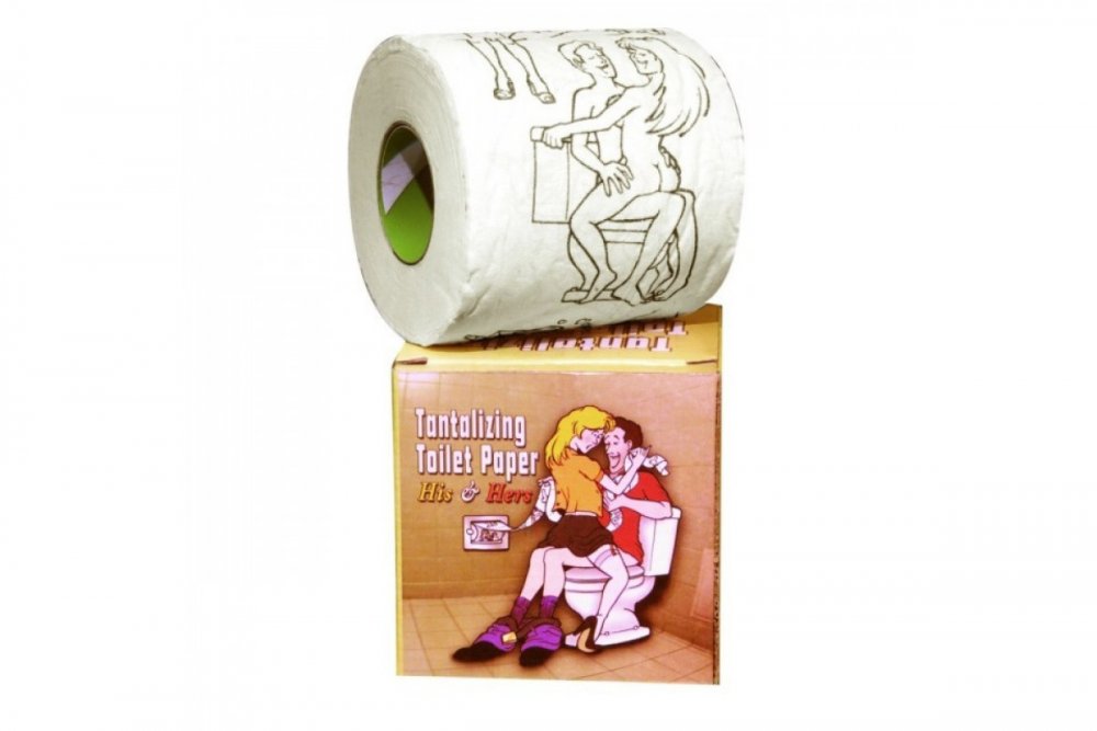 Шуточная обертка для туалетной бумаги