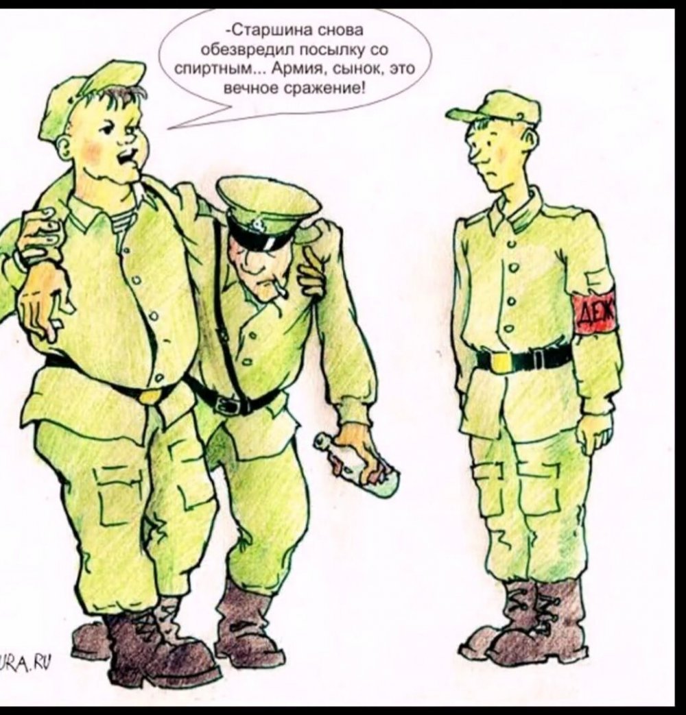 Анекдоты про армию в картинках