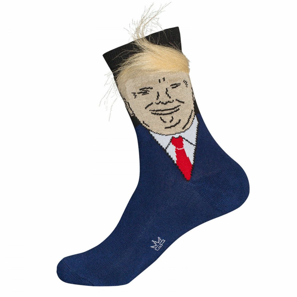 Носки с портретом Дональда Трампа