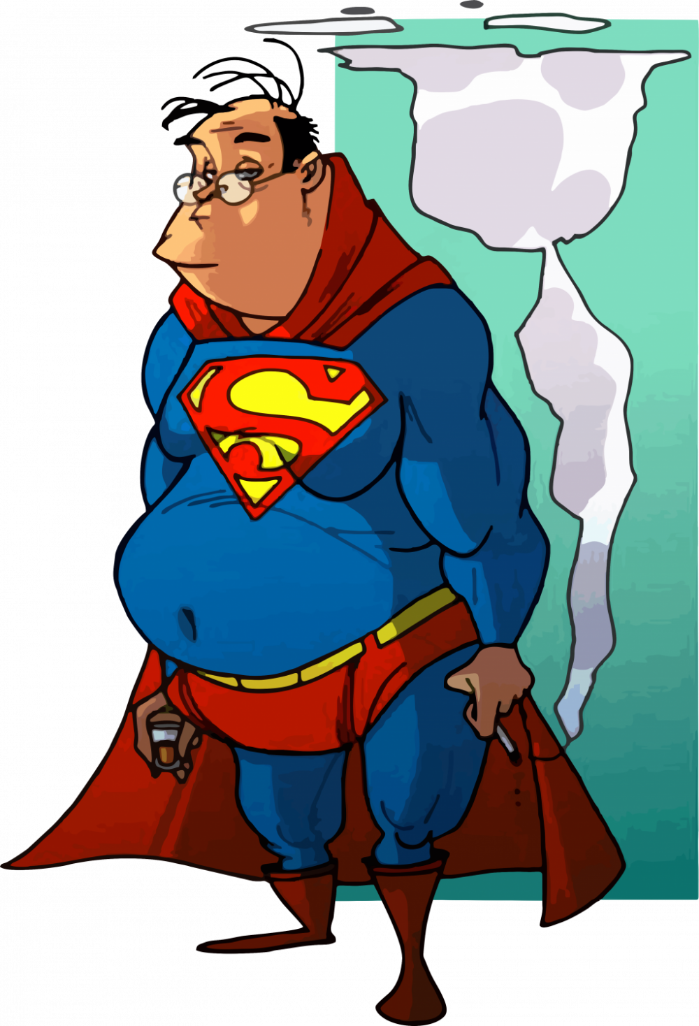 Толстый Супермен