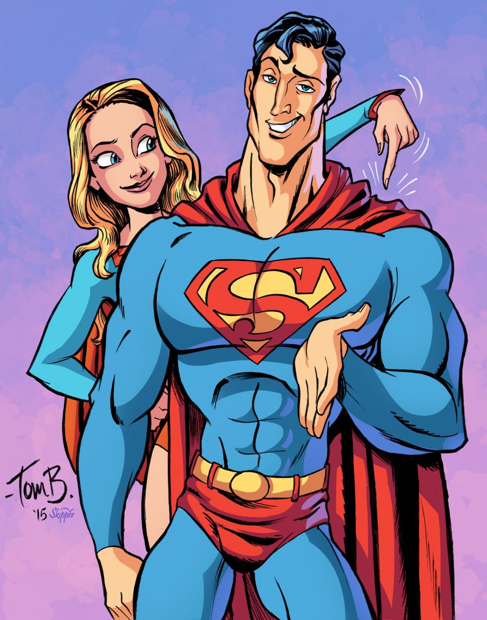 Супергёрл Супермен и Супергерл