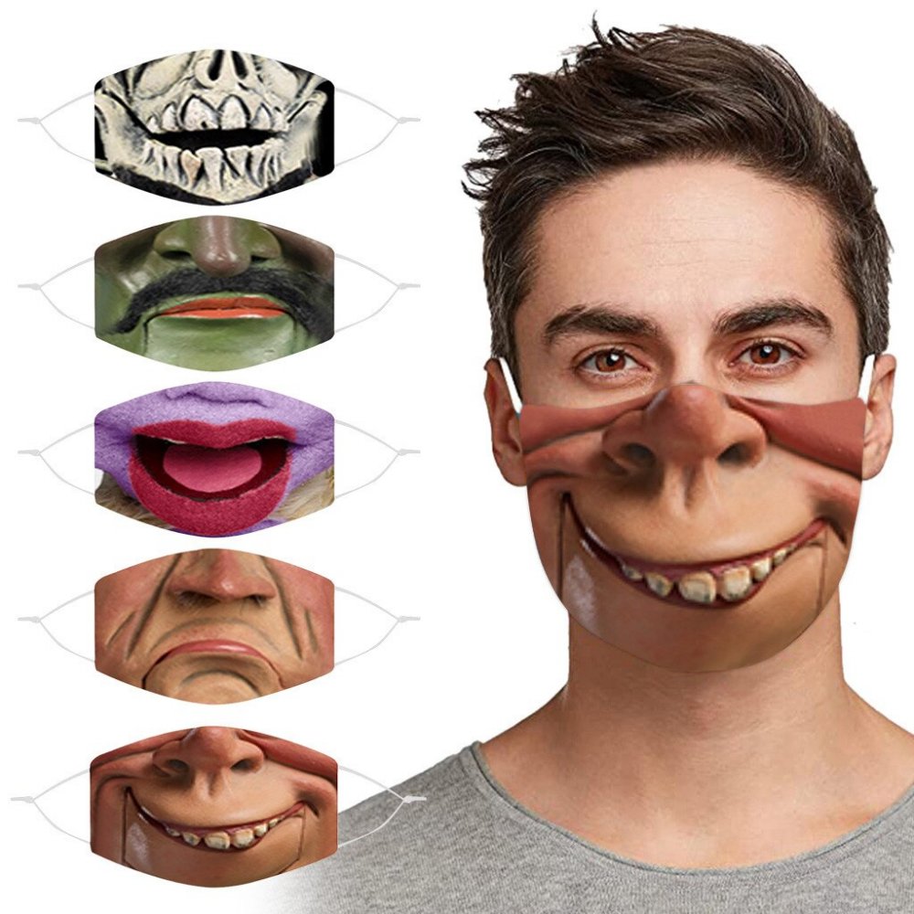 Забавные маски для лица