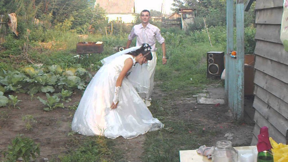 Веселая свадьба в деревне