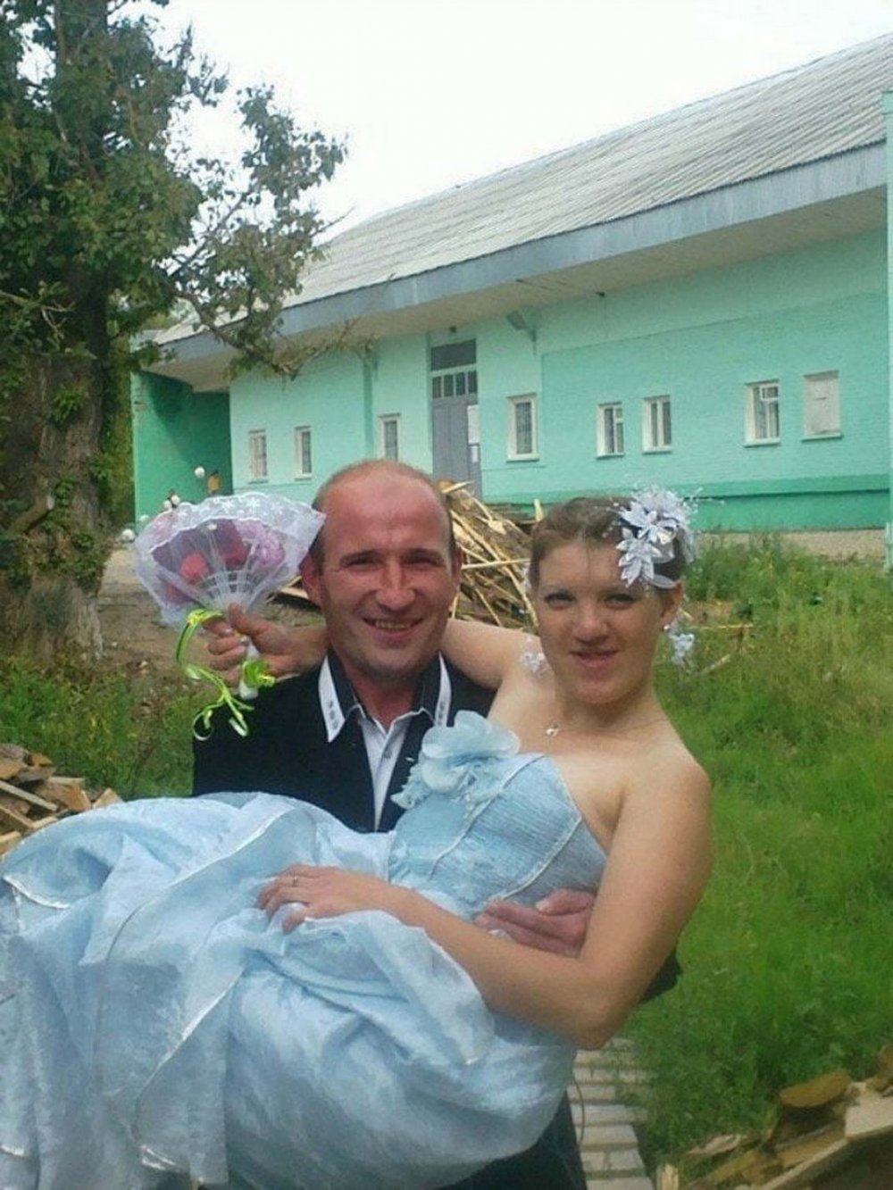 Веселая свадьба в деревне