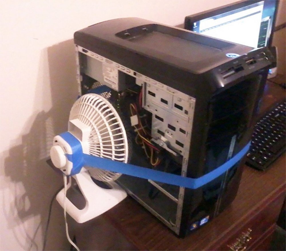 Вентилятор для компьютера старый