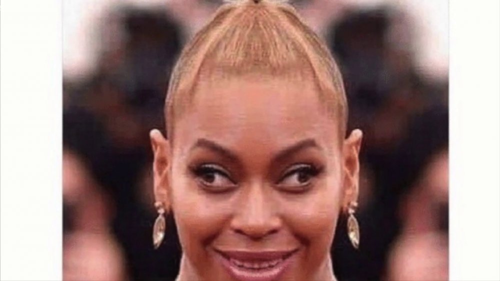 Beyonce face meme PNG