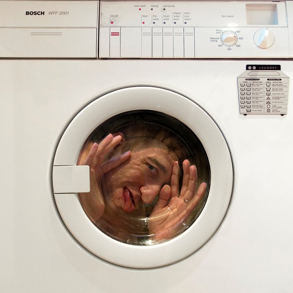 Смешная стиральная машинка