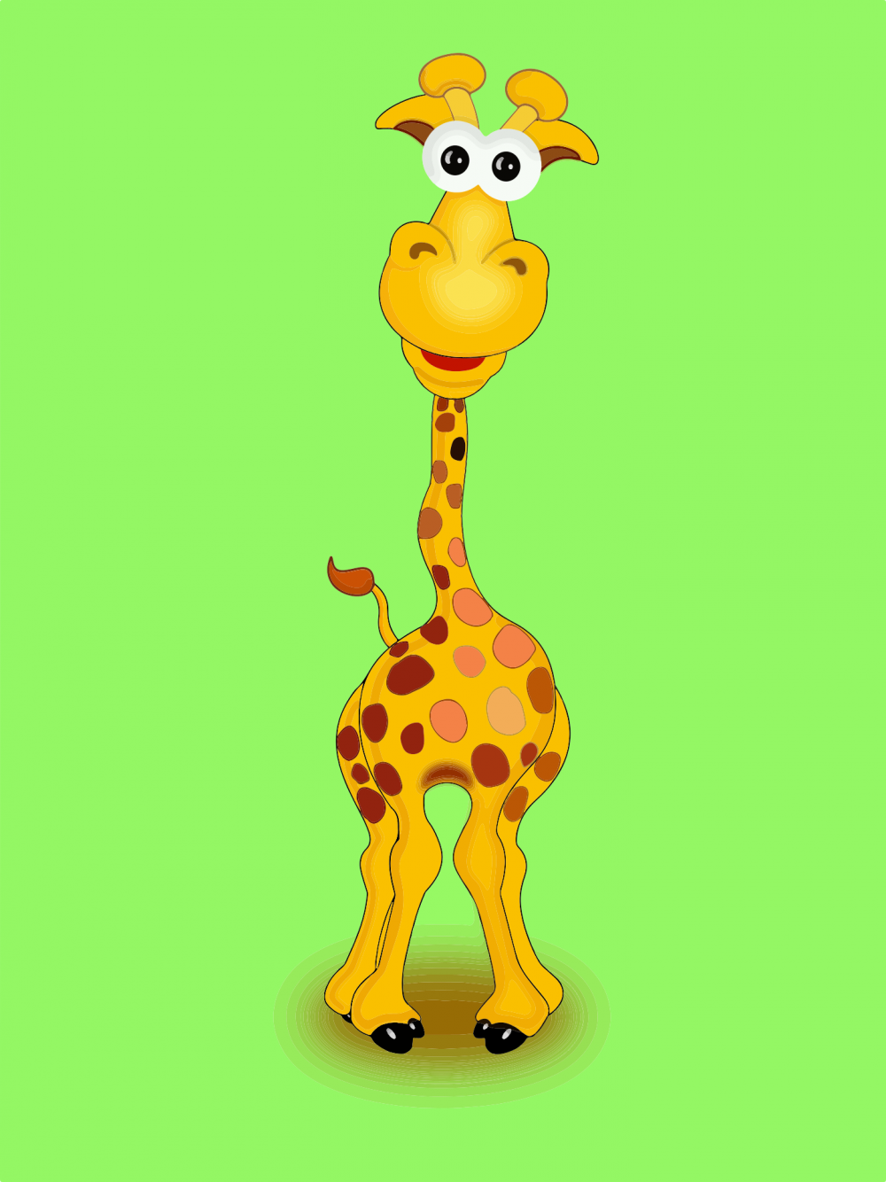 Жирафик смешной