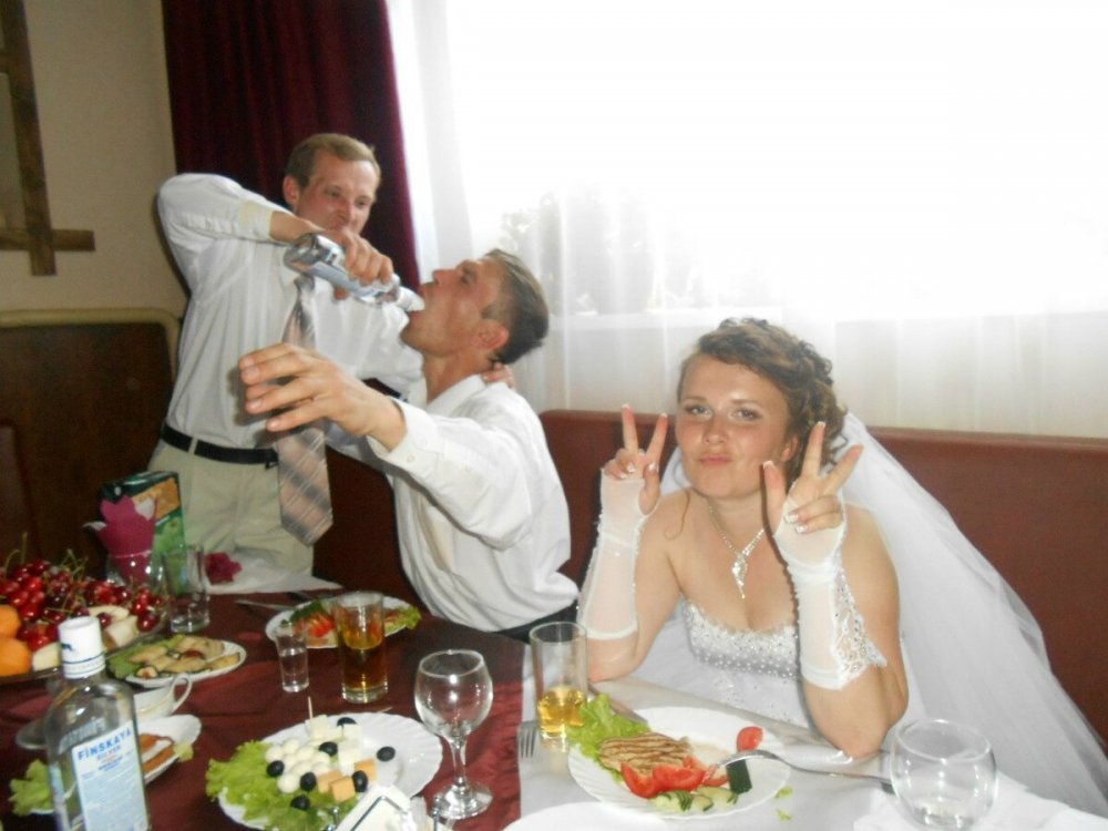 Пьянка на свадьбе