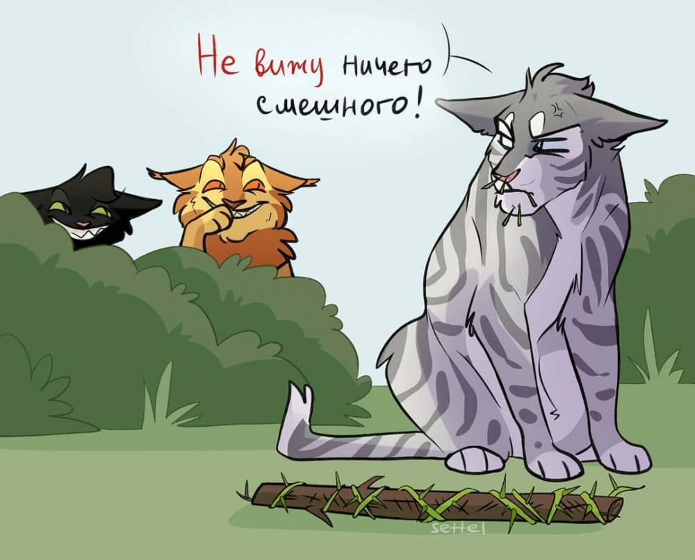 Коты Воители Воробей комикс