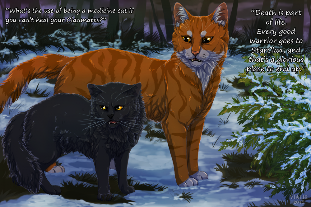 Коты Воители Огнезвёзд и Щербатая