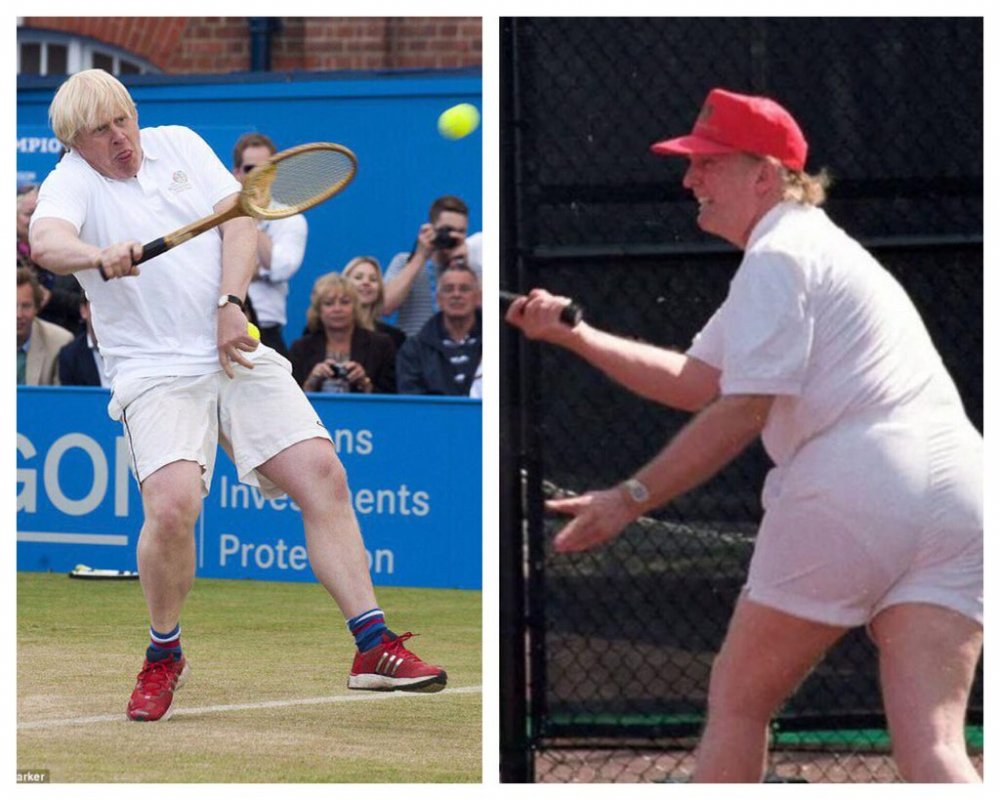 Дональд Трамп теннис