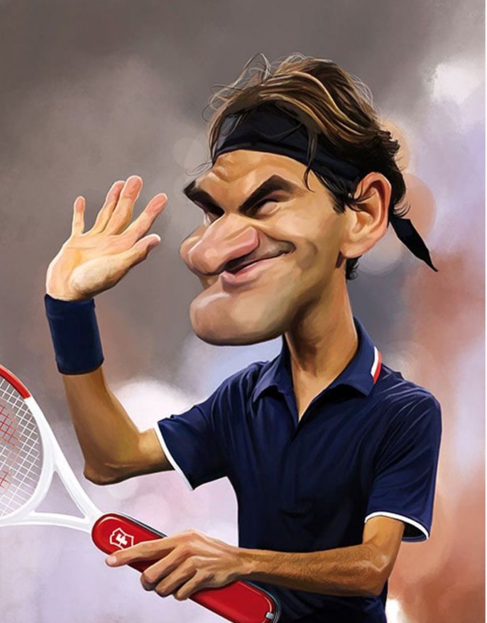 Роджер Федерер смешно
