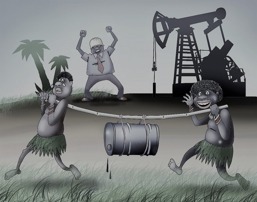 Добыча нефти карикатуры