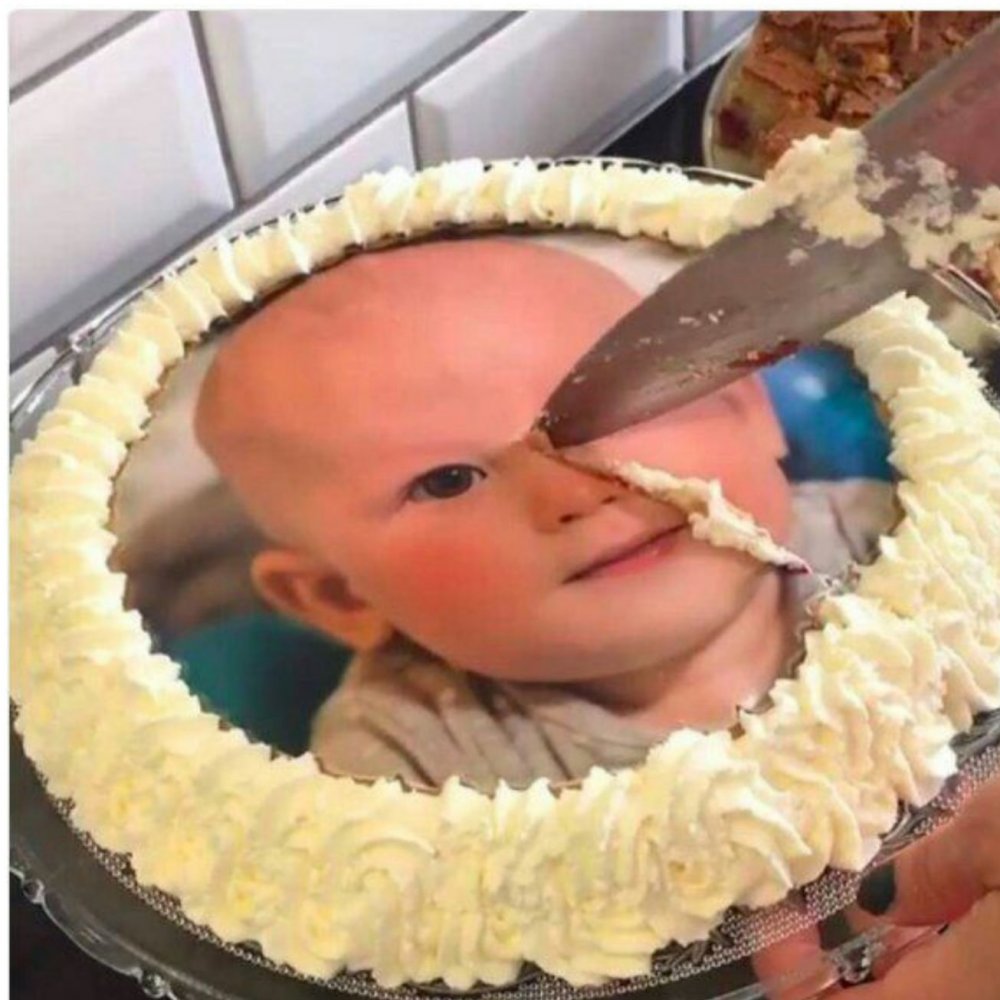 Ужасные торты на рождение ребенка
