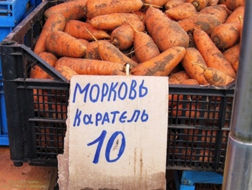 Морковь немытая Россия