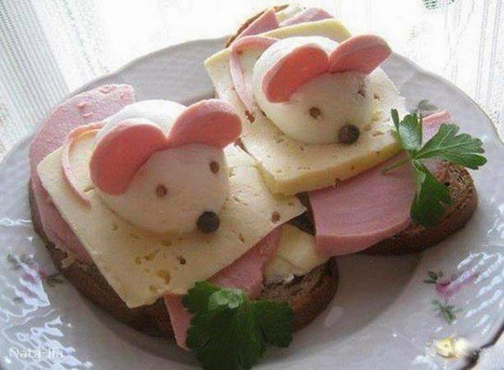 Бутерброды с колбасой для детей
