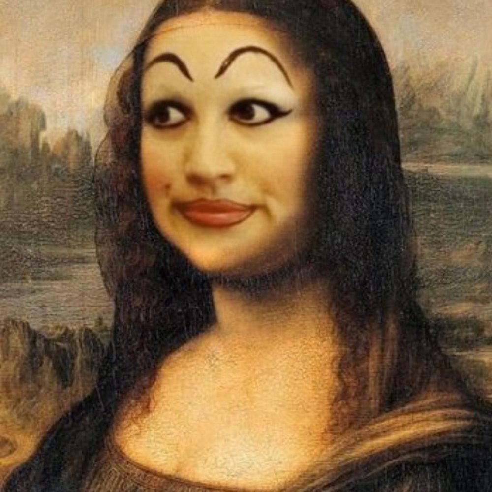 Мона Лиза монобровь