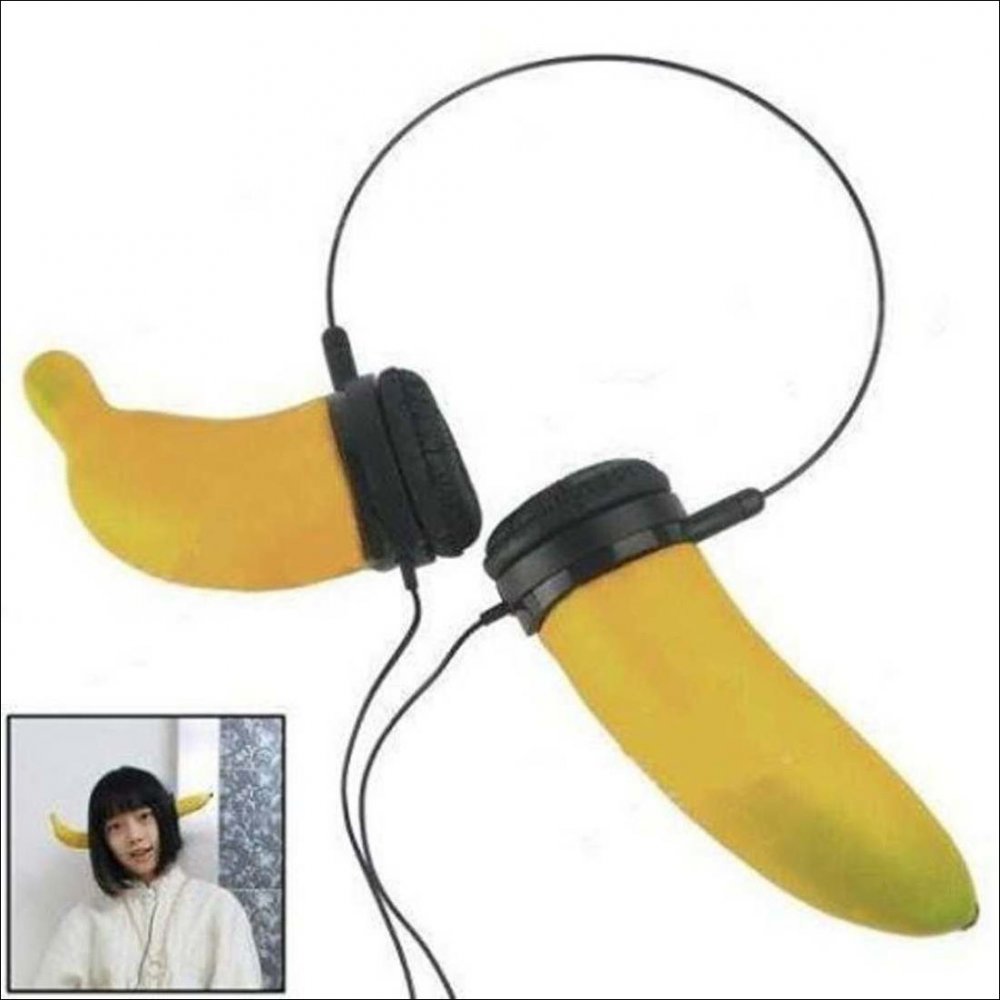 Наушники в виде банана