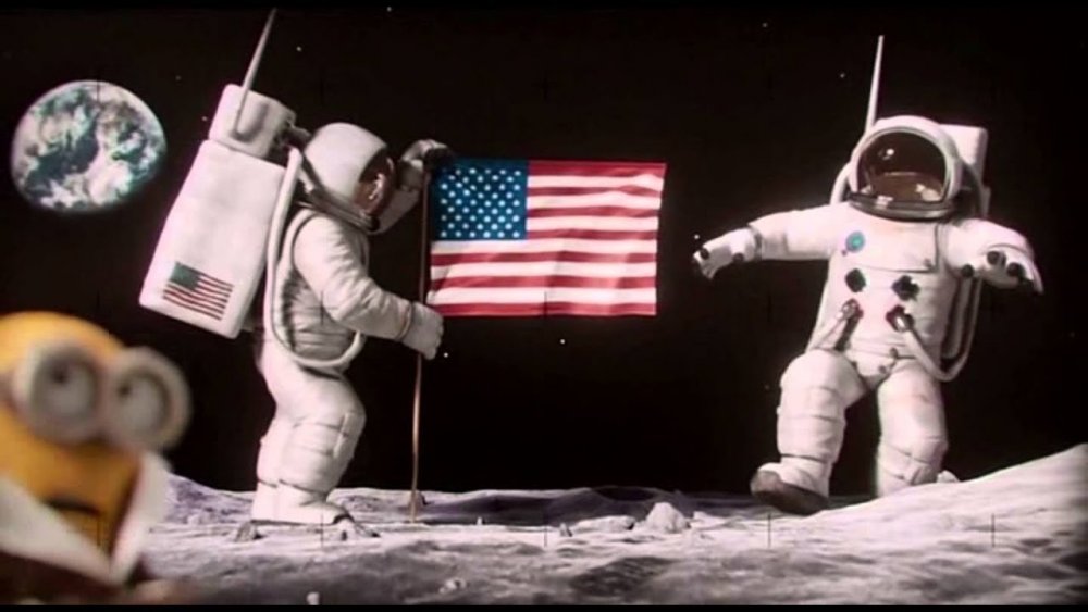 Американцы на Луне gif