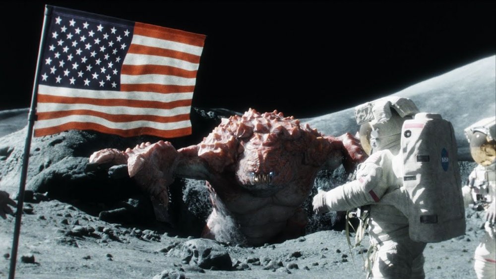 Американцы на Луне и монстр
