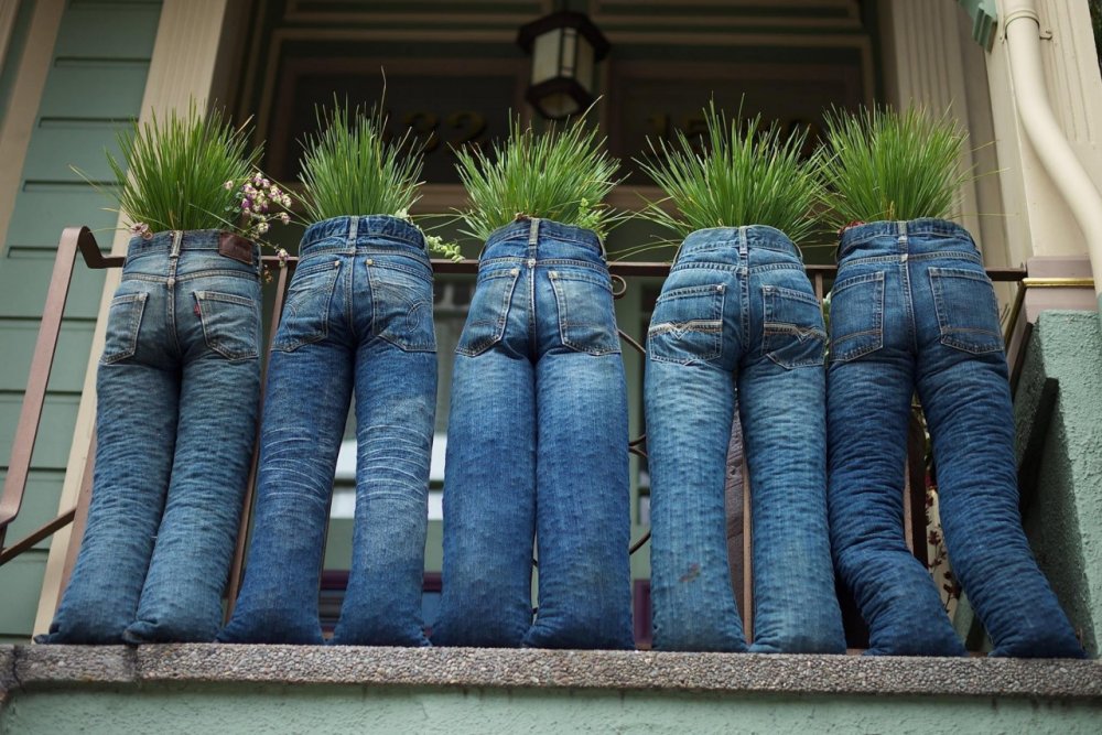 Необычные джинсовые вещи