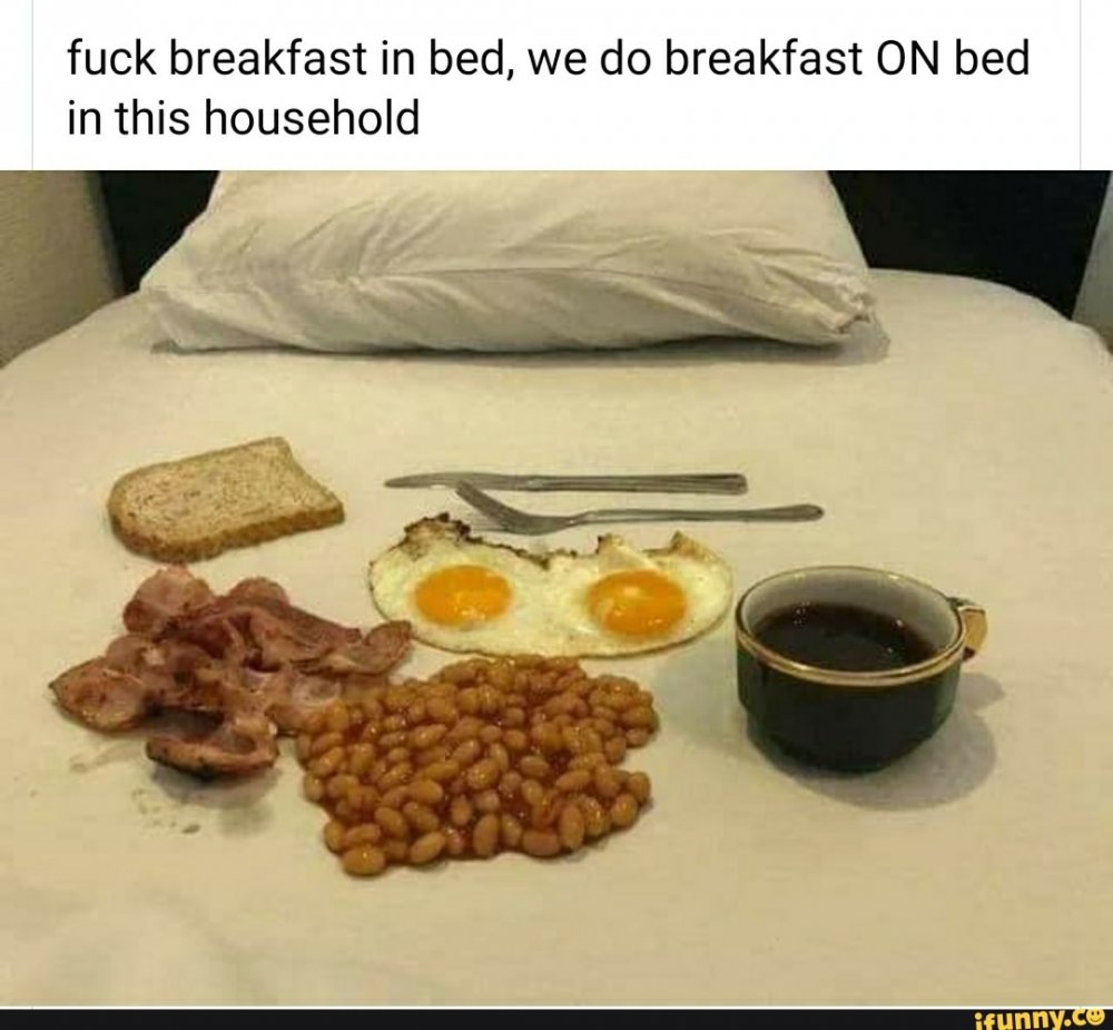 Завтрак в постель смешной