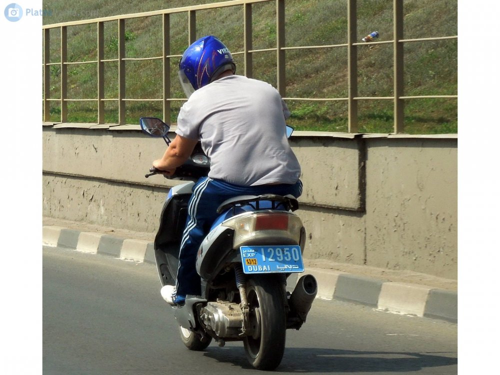 Гос номера на мотоцикл в Дубае