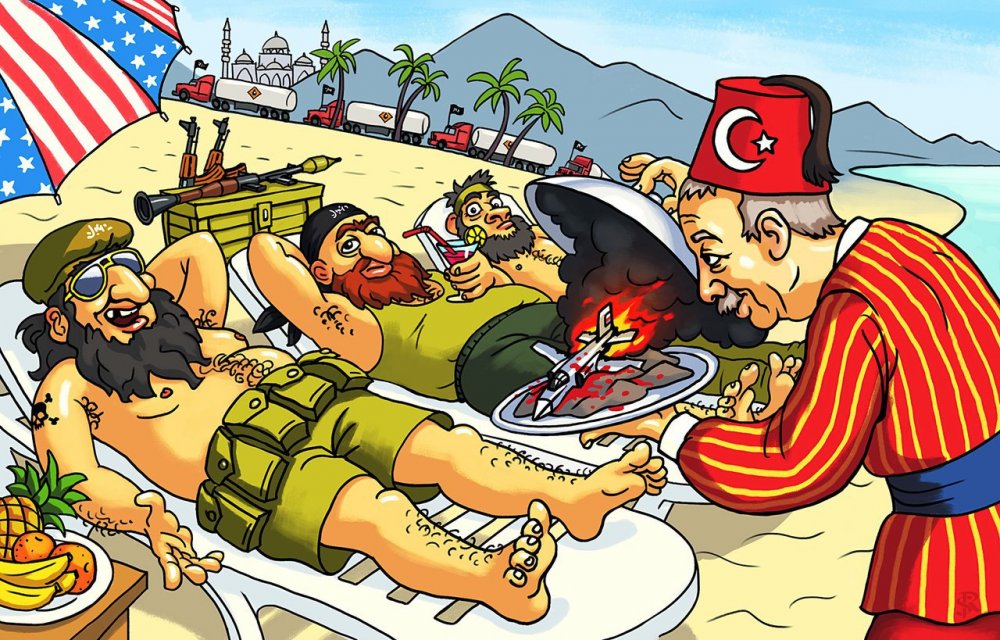 Карикатура на турков