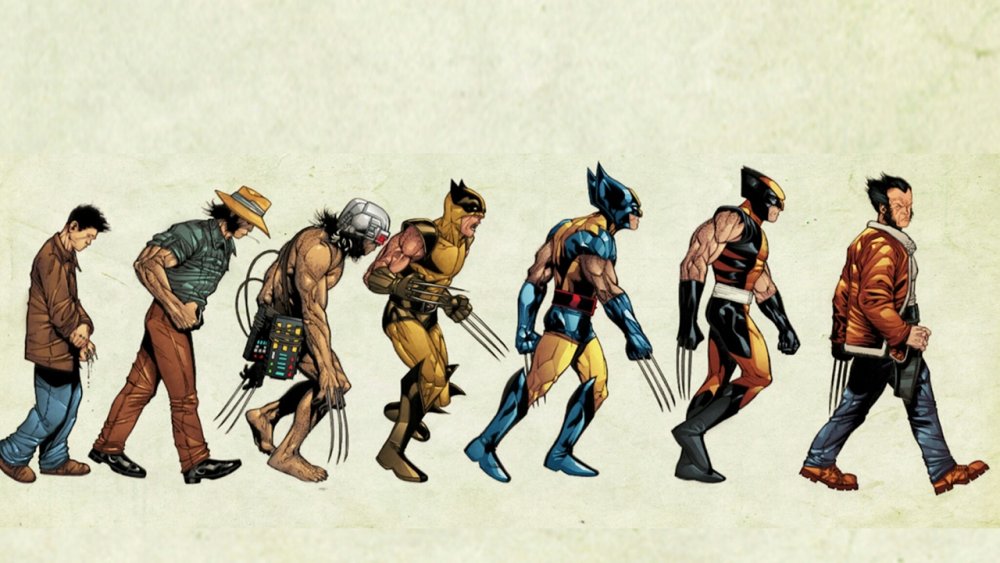 Эволюция Росомаха Marvel Comics