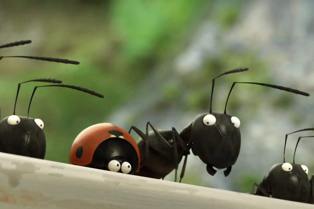 Смешные мультяшные муравьи