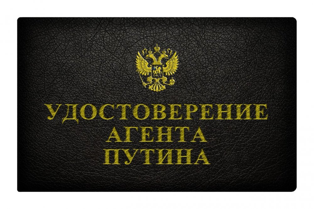 Удостоверение агента Путина