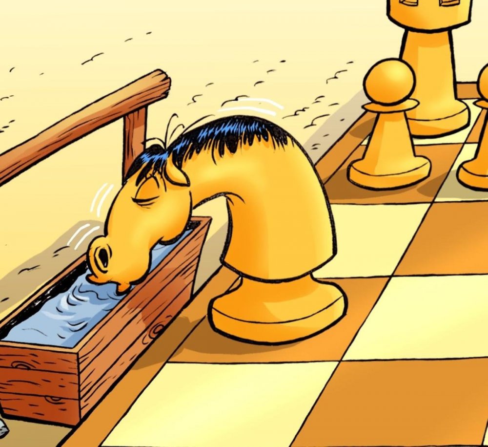 Шахматы карикатура