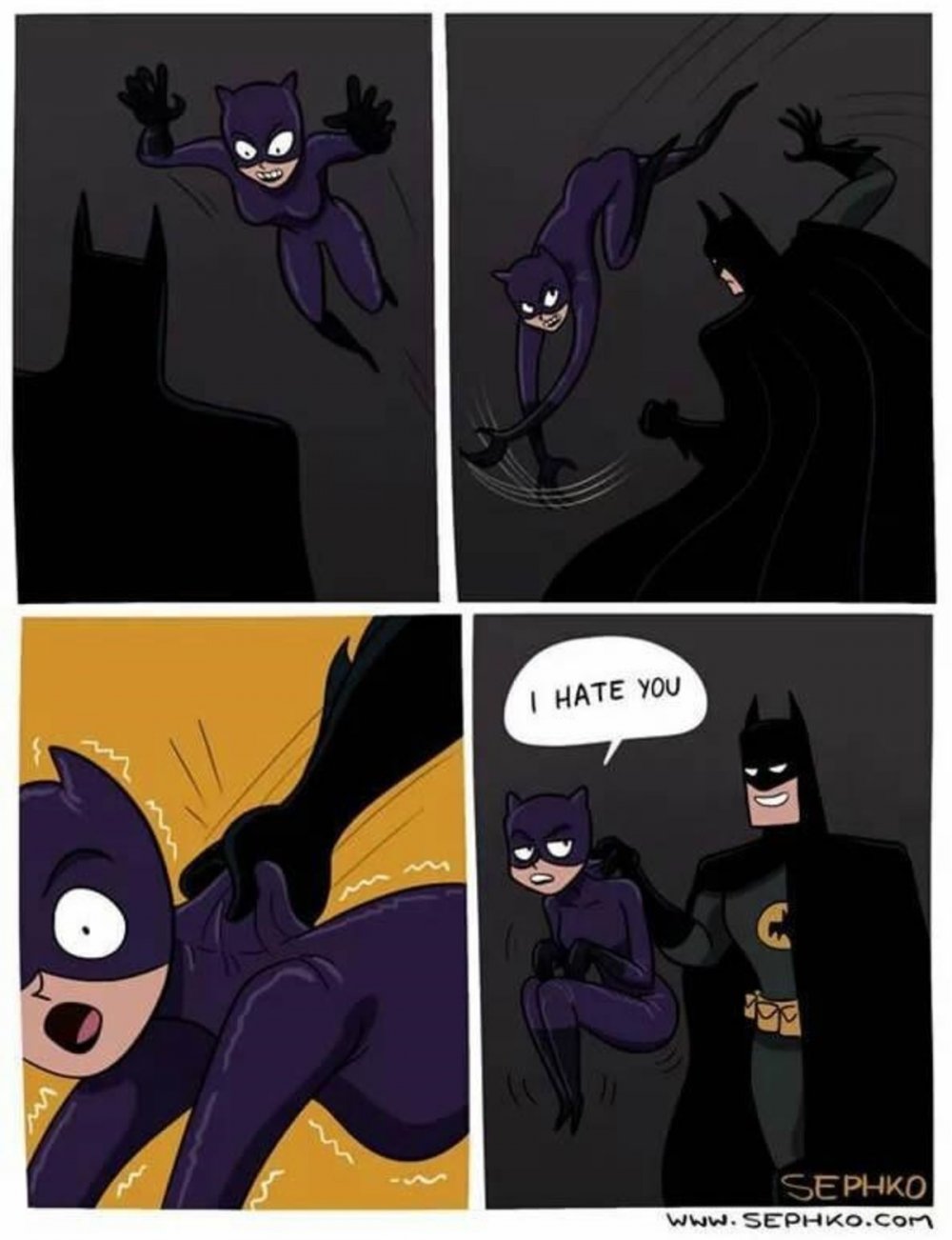 Прикольные комиксы про Бэтмена