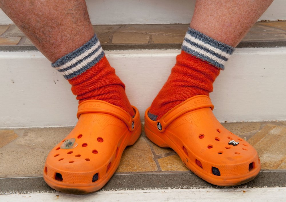 Crocs and Socks